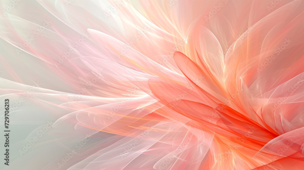 Layers of light and airy strokes like the gentle plumes of a birds wings interweave to create a soft and dreamlike abstract background. Layers of light and airy strokes like the gentle plumes of a birds wings interweave to create a soft and dreamlike abstract background.