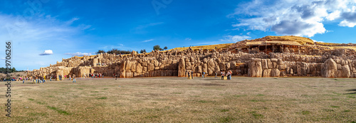 Sacsayhuamán is a citadel on the northern outskirts of the city of Cusco, Peru, the historic capital of the Inca Empire. 