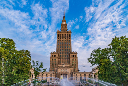 Palace of Culture and Science in Warsaw, Poland photo