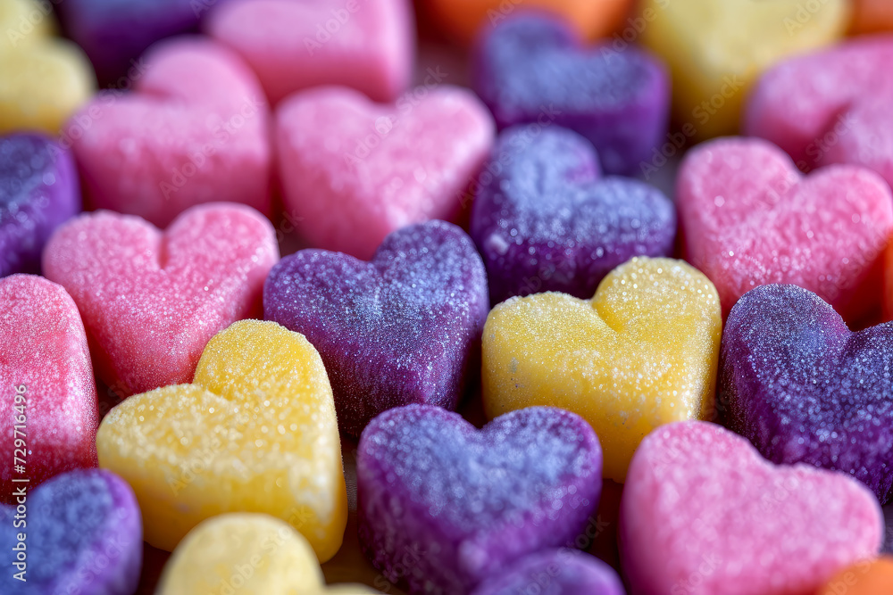heart shaped candies for Valentine's Day, generative ai heart shaped candies for Valentine's Day, generative ai