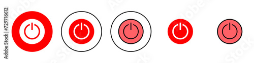 Free Download Power icon set illustration. Power Switch sign and symbol. Electric power - GFXLoad