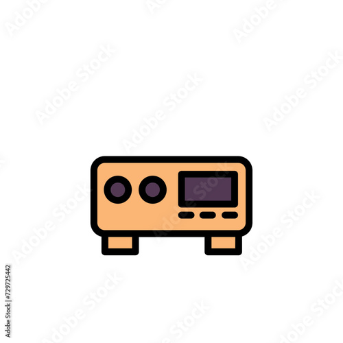 Volume Amp Audio Filled Outline Icon