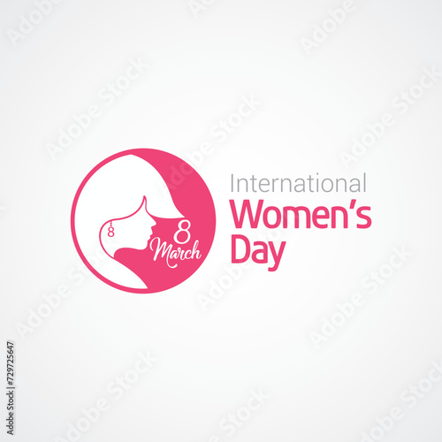 International Women's  Day Vector Illustration. Suitable for Greeting Card, Poster and Banner. Take the time to celebrate the achievements of women in your life and in the world around you.