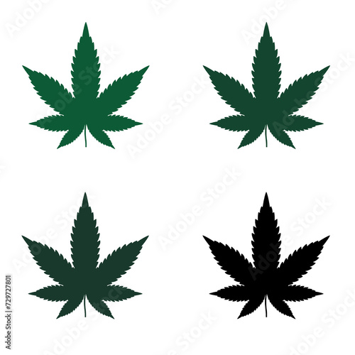 cannabis leaf vector illustration