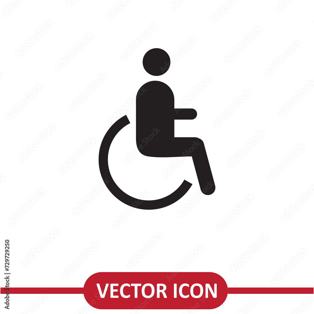 Disable icon vector flat simple illustration on white background..eps Disable icon vector flat simple illustration on white background..eps