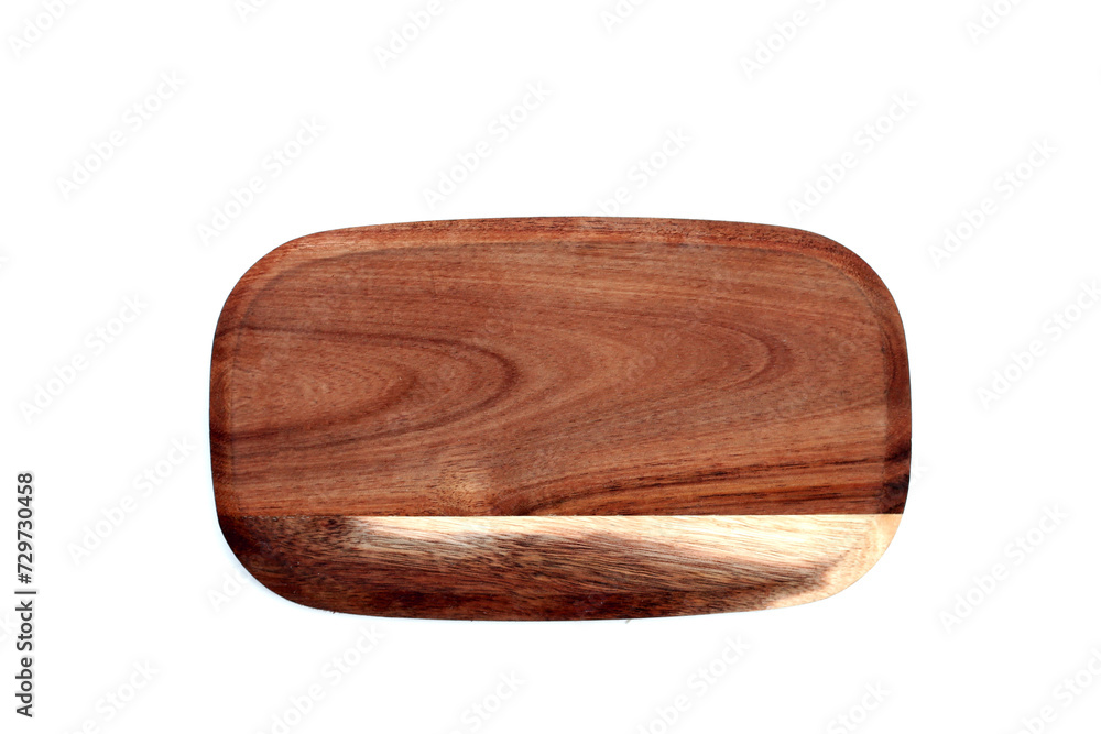 Wooden cutting board on white background. Wooden cutting board on white background.