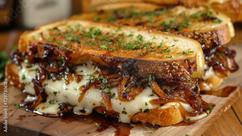 Who needs a campfire when you can enjoy the same delicious smoky taste with this firegrilled cheese Loaded with melted mozzarella caramelized onions and a zesty BBQ sauce photo
