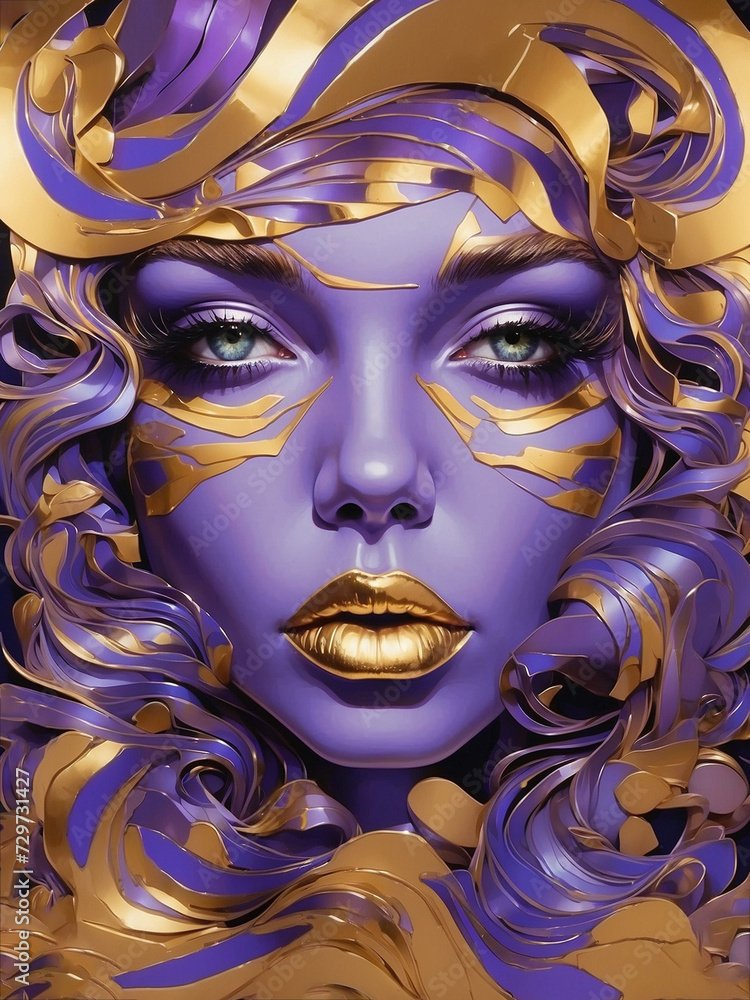 absrack woman illustration absrack woman illustration