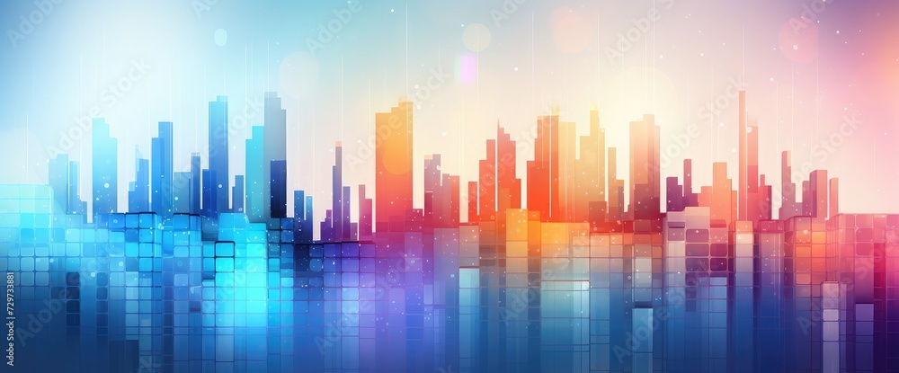 abstract background. Digital city concept. Abstract complex structure of city. vector illustration abstract background. Digital city concept. Abstract complex structure of city. vector illustration