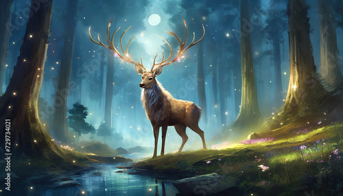 deer in the woods © Jay Kat.