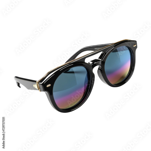Retro Sunglases PNG Cutout, Generative AI