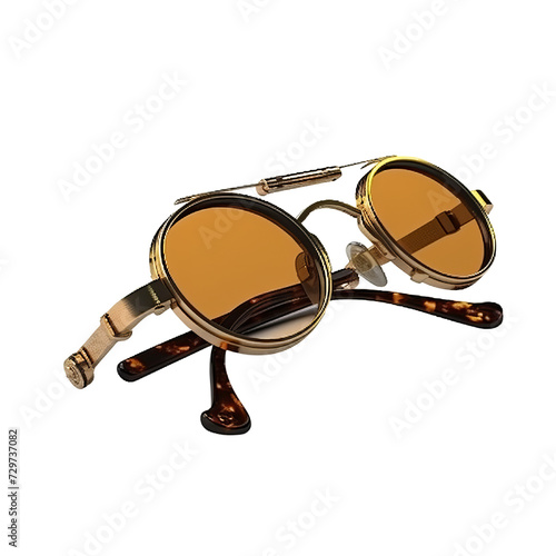 Retro Sunglases PNG Cutout, Generative AI