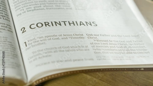 Bible - 2 Corinthians - Slide Right to Level
