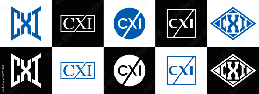 CXI logo. CXI set , C X I design. White CXI letter. CXI, C X I letter logo design. Initial letter CXI letter logo set, linked circle uppercase monogram logo. C X I letter logo vector design.
CXI logo. CXI set , C X I design. White CXI letter. CXI, C X I letter logo design. Initial letter CXI letter logo set, linked circle uppercase monogram logo. C X I letter logo vector design.