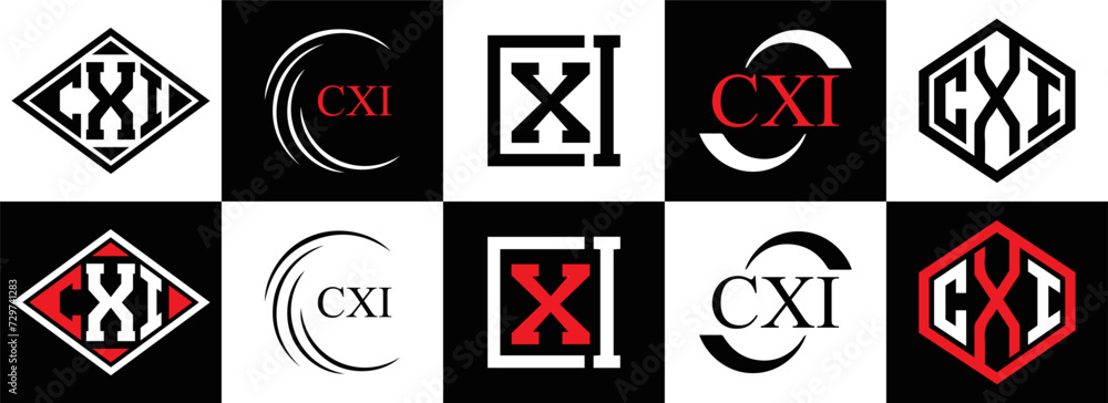CXI logo. CXI set , C X I design. White CXI letter. CXI, C X I letter logo design. Initial letter CXI letter logo set, linked circle uppercase monogram logo. C X I letter logo vector design.
CXI logo. CXI set , C X I design. White CXI letter. CXI, C X I letter logo design. Initial letter CXI letter logo set, linked circle uppercase monogram logo. C X I letter logo vector design.