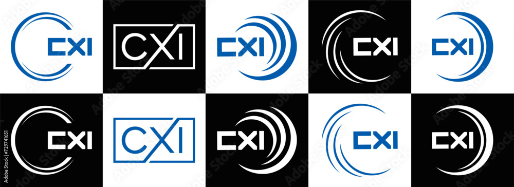 CXI logo. CXI set , C X I design. White CXI letter. CXI, C X I letter logo design. Initial letter CXI letter logo set, linked circle uppercase monogram logo. C X I letter logo vector design.
CXI logo. CXI set , C X I design. White CXI letter. CXI, C X I letter logo design. Initial letter CXI letter logo set, linked circle uppercase monogram logo. C X I letter logo vector design.