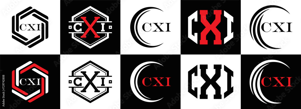 CXI logo. CXI set , C X I design. White CXI letter. CXI, C X I letter logo design. Initial letter CXI letter logo set, linked circle uppercase monogram logo. C X I letter logo vector design.
CXI logo. CXI set , C X I design. White CXI letter. CXI, C X I letter logo design. Initial letter CXI letter logo set, linked circle uppercase monogram logo. C X I letter logo vector design.