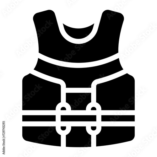 life jacket Solid icon