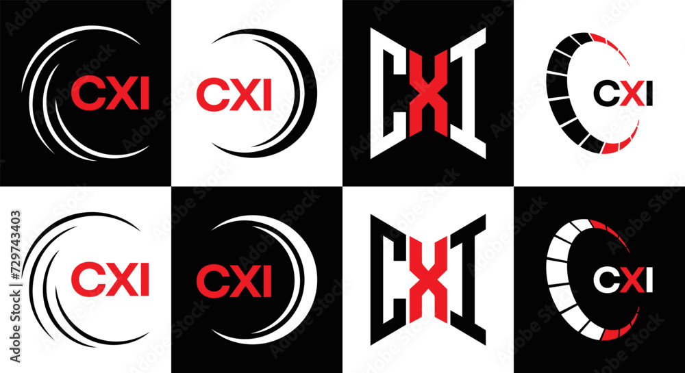 CXI logo. CXI set , C X I design. White CXI letter. CXI, C X I letter logo design. Initial letter CXI letter logo set, linked circle uppercase monogram logo. C X I letter logo vector design.
CXI logo. CXI set , C X I design. White CXI letter. CXI, C X I letter logo design. Initial letter CXI letter logo set, linked circle uppercase monogram logo. C X I letter logo vector design.