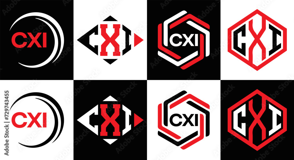 CXI logo. CXI set , C X I design. White CXI letter. CXI, C X I letter logo design. Initial letter CXI letter logo set, linked circle uppercase monogram logo. C X I letter logo vector design.
CXI logo. CXI set , C X I design. White CXI letter. CXI, C X I letter logo design. Initial letter CXI letter logo set, linked circle uppercase monogram logo. C X I letter logo vector design.
