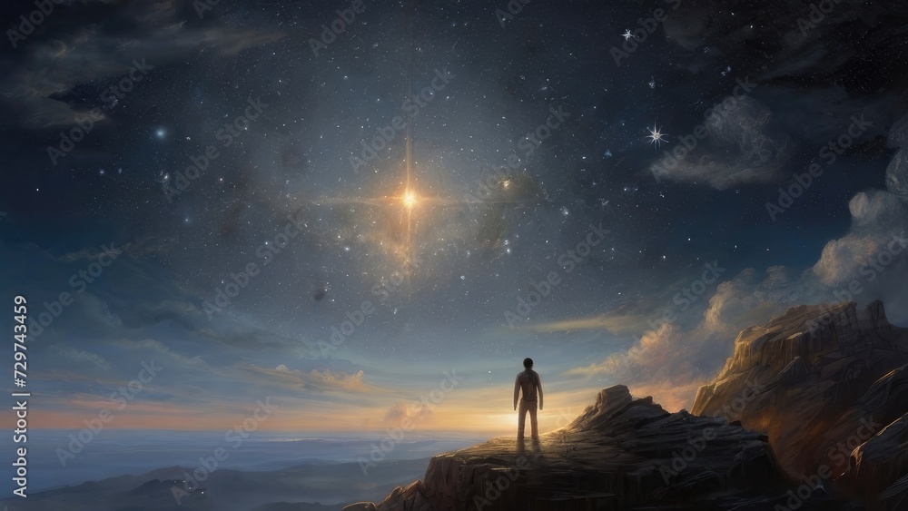 Fototapeta premium Star in the sky