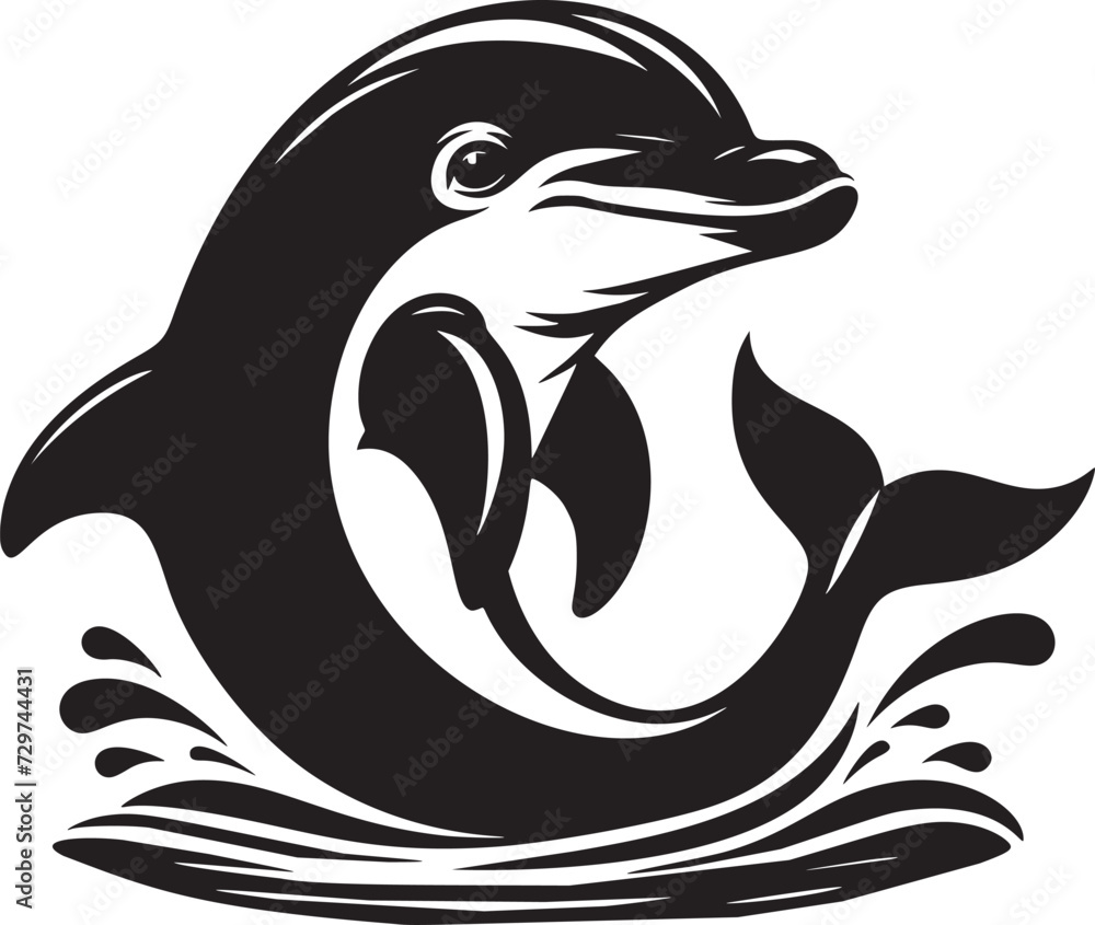 Obraz premium Playful Ocean Pup