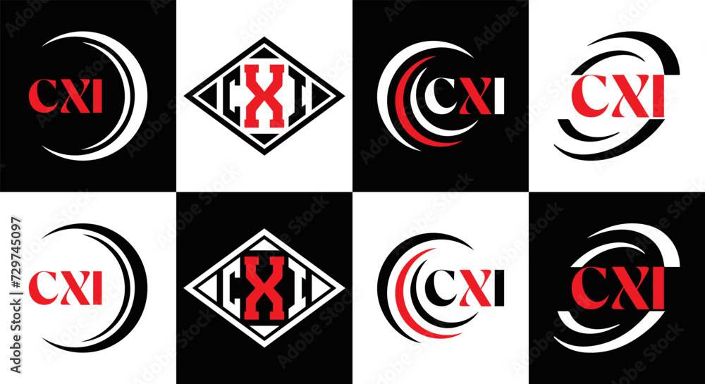 CXI logo. CXI set , C X I design. White CXI letter. CXI, C X I letter logo design. Initial letter CXI letter logo set, linked circle uppercase monogram logo. C X I letter logo vector design.
CXI logo. CXI set , C X I design. White CXI letter. CXI, C X I letter logo design. Initial letter CXI letter logo set, linked circle uppercase monogram logo. C X I letter logo vector design.
