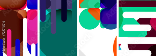Geometric elements abstract backgrounds for wallpaper, business card, cover, poster, banner, brochure, header, website