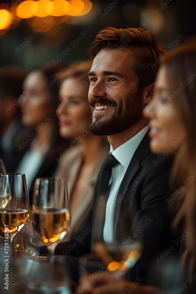 Golden Elegance: An Intimate Evening of Fine Dining