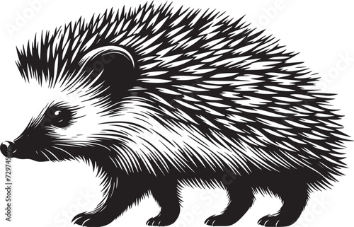 Desert Wanderer in Monochrome