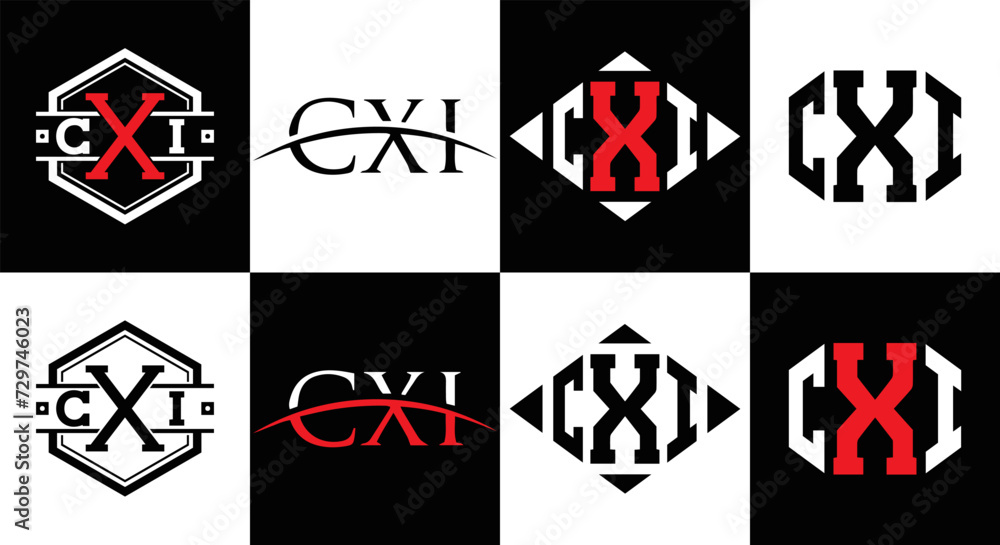 CXI logo. CXI set , C X I design. White CXI letter. CXI, C X I letter logo design. Initial letter CXI letter logo set, linked circle uppercase monogram logo. C X I letter logo vector design.
CXI logo. CXI set , C X I design. White CXI letter. CXI, C X I letter logo design. Initial letter CXI letter logo set, linked circle uppercase monogram logo. C X I letter logo vector design.
