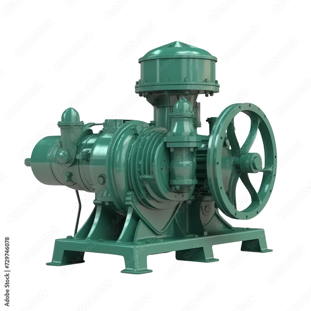 Irrigation pump PNG Cutout, Generative AI Irrigation pump PNG Cutout, Generative AI
