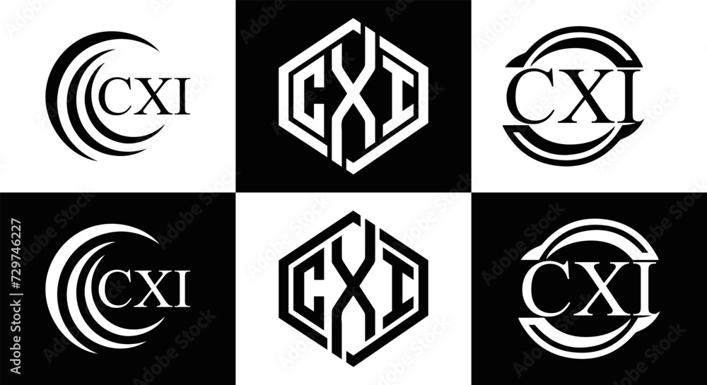 CXI logo. CXI set , C X I design. White CXI letter. CXI, C X I letter logo design. Initial letter CXI letter logo set, linked circle uppercase monogram logo. C X I letter logo vector design.
CXI logo. CXI set , C X I design. White CXI letter. CXI, C X I letter logo design. Initial letter CXI letter logo set, linked circle uppercase monogram logo. C X I letter logo vector design.