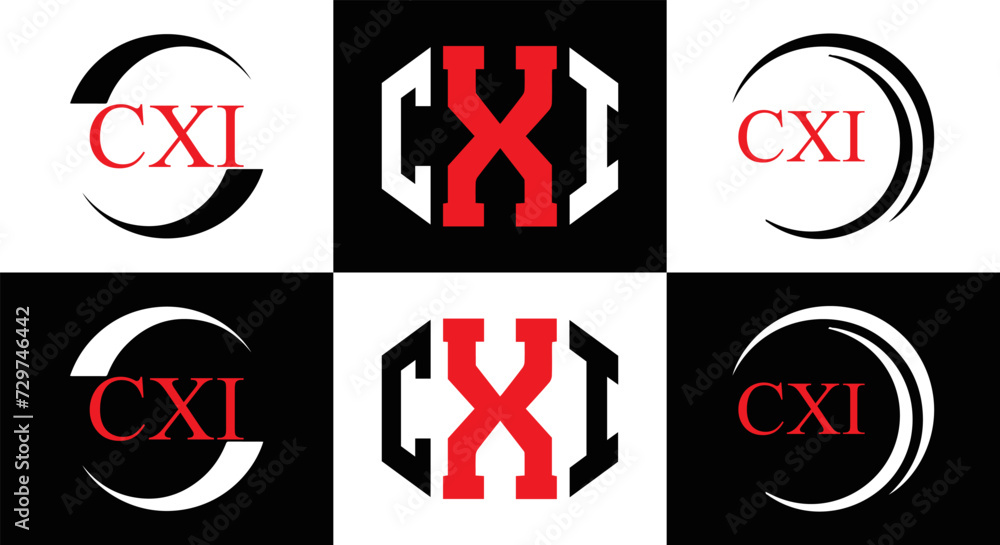 CXI logo. CXI set , C X I design. White CXI letter. CXI, C X I letter logo design. Initial letter CXI letter logo set, linked circle uppercase monogram logo. C X I letter logo vector design.
CXI logo. CXI set , C X I design. White CXI letter. CXI, C X I letter logo design. Initial letter CXI letter logo set, linked circle uppercase monogram logo. C X I letter logo vector design.