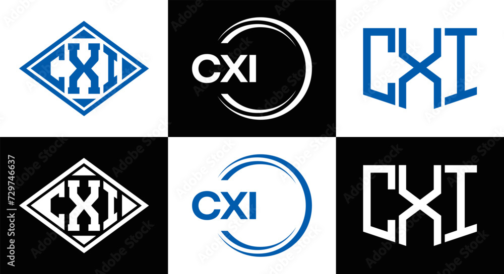 CXI logo. CXI set , C X I design. White CXI letter. CXI, C X I letter logo design. Initial letter CXI letter logo set, linked circle uppercase monogram logo. C X I letter logo vector design.
CXI logo. CXI set , C X I design. White CXI letter. CXI, C X I letter logo design. Initial letter CXI letter logo set, linked circle uppercase monogram logo. C X I letter logo vector design.