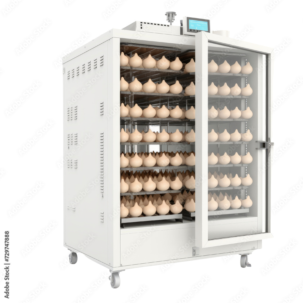 Poultry incubator PNG Cutout, Generative AI Poultry incubator PNG Cutout, Generative AI