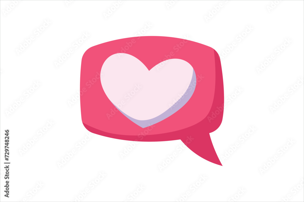 Love Message Valentine Day Sticker Design Love Message Valentine Day Sticker Design