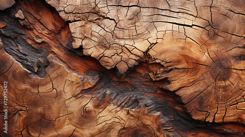 The texture of bark on an ancient tree becomes a work of art when viewed up close