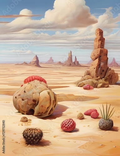 landscape with dunes