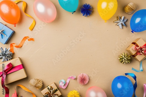 Festivals celebrate various occasions. Congratulations are fun and decorated with gift box ribbons.