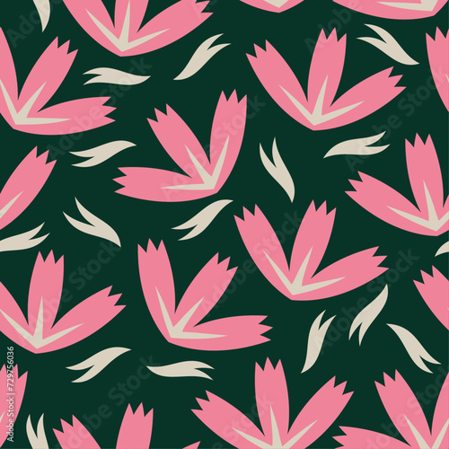 Floral Vector Seamless Pattern