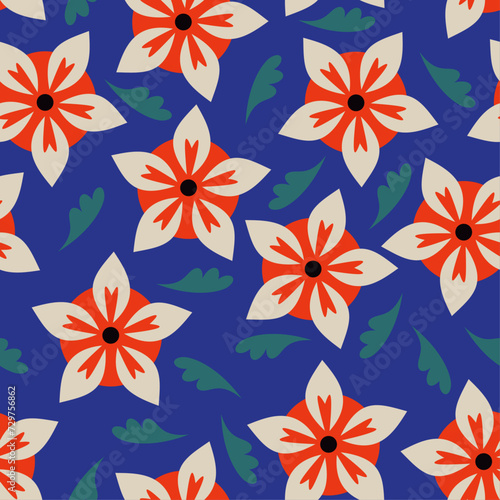 Floral Vector Seamless Pattern