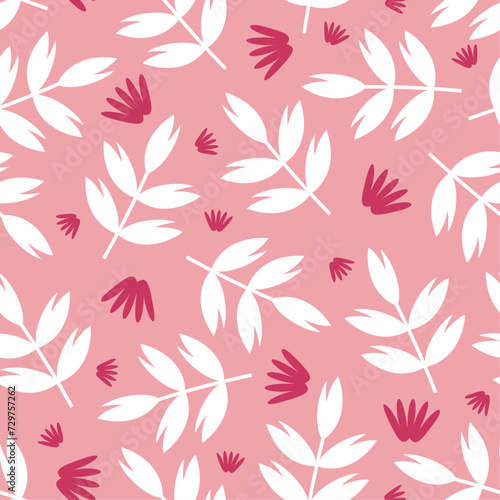 Floral Vector Seamless Pattern