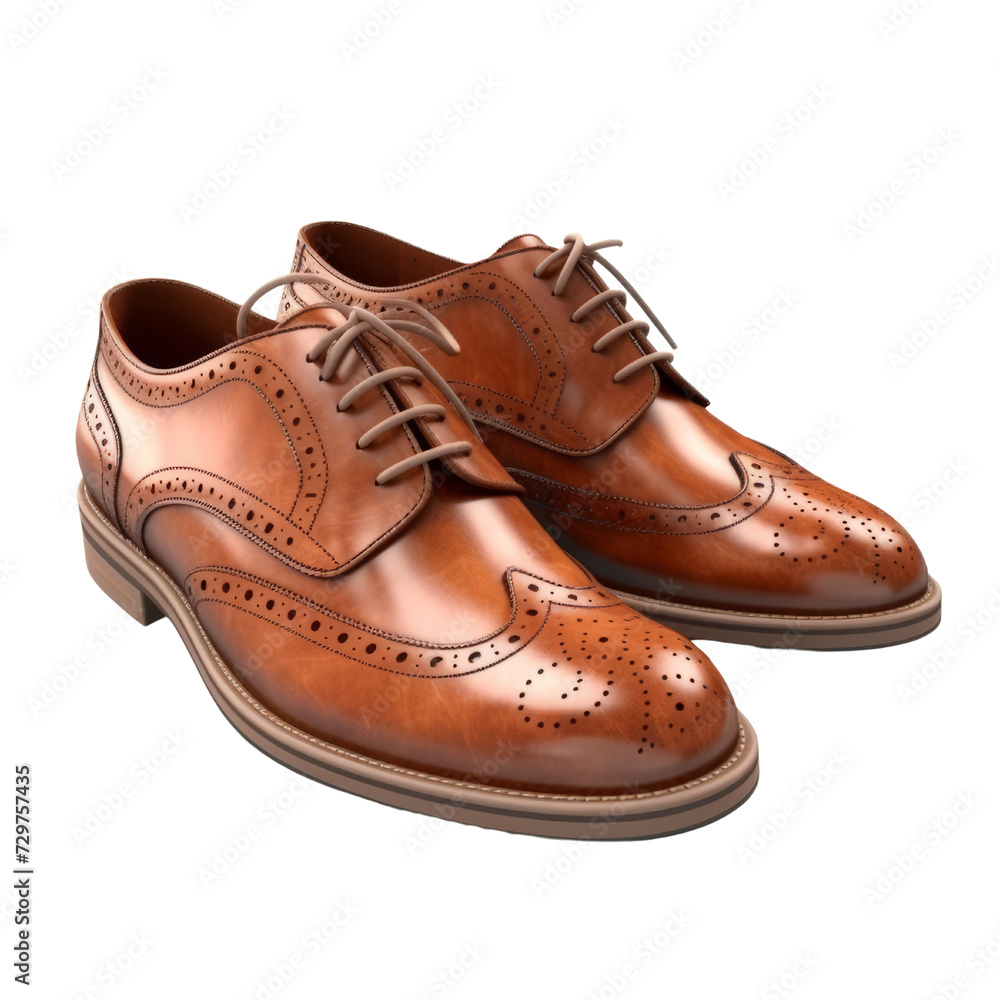 Brogues PNG Cutout, Generative AI Brogues PNG Cutout, Generative AI