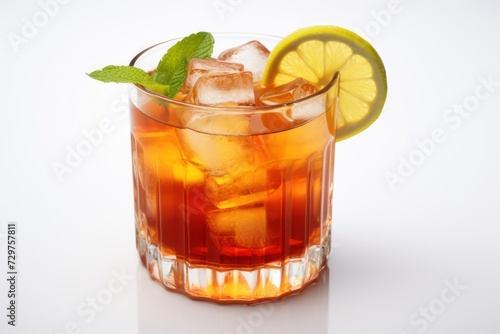 Cocktail in drinking glass