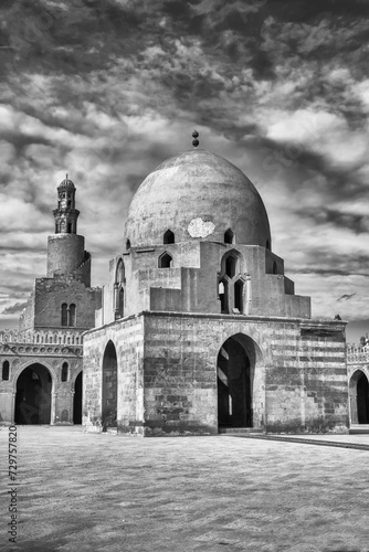Images of Ahmed Ibn Tulun Masjid (Mosque) in Old Cairo