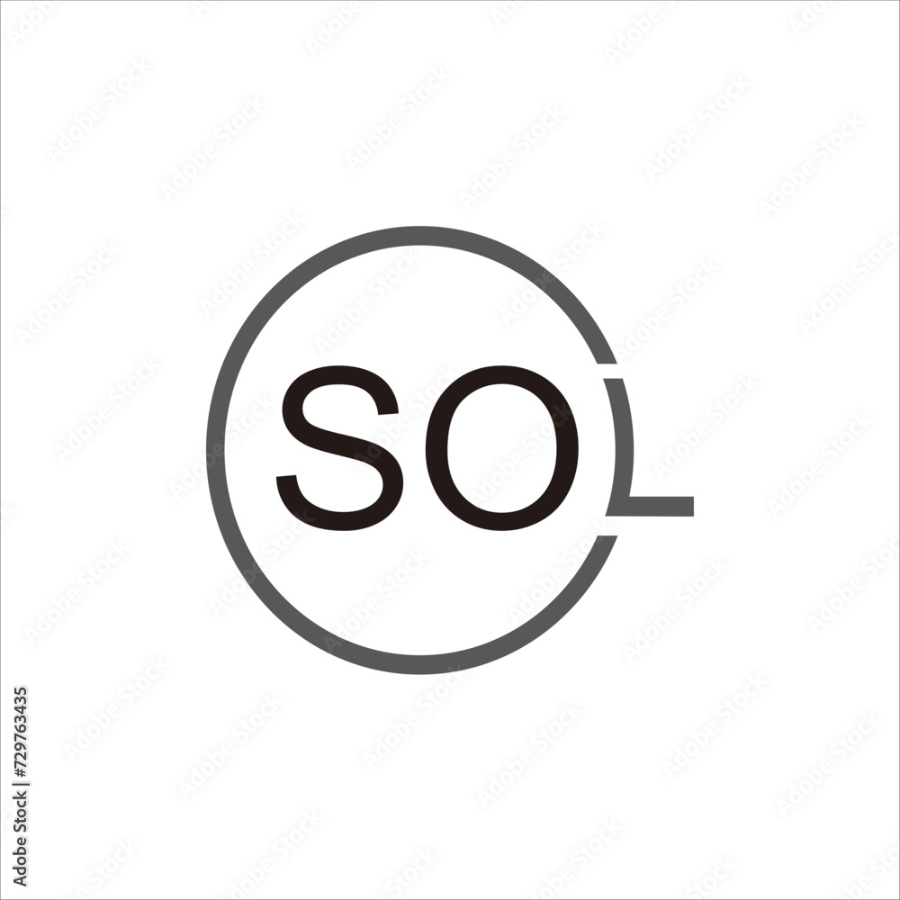 Print SOL logo design for your brand and company name Print SOL logo design for your brand and company name