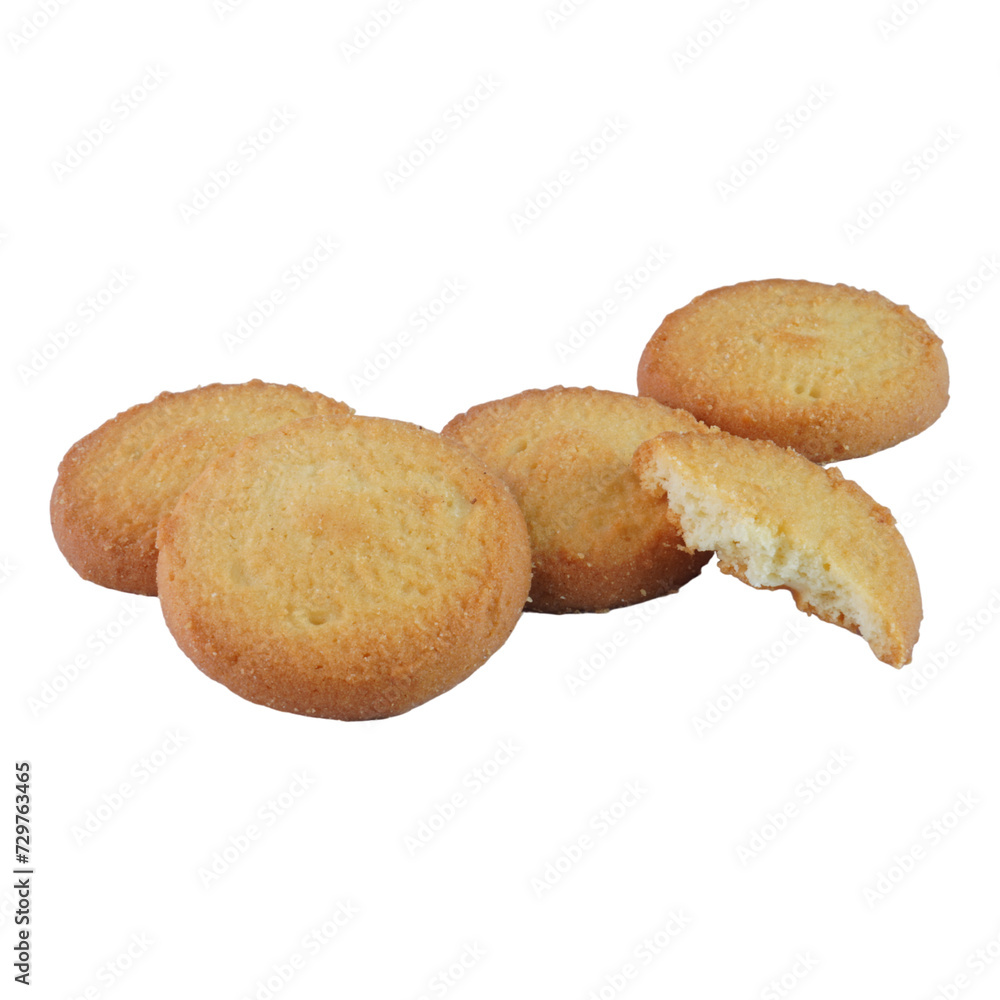 Butter cookies isolated transparent Butter cookies isolated transparent