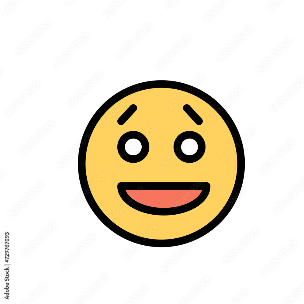 Fototapeta premium Emoji With Expressions High Quality Design Elements