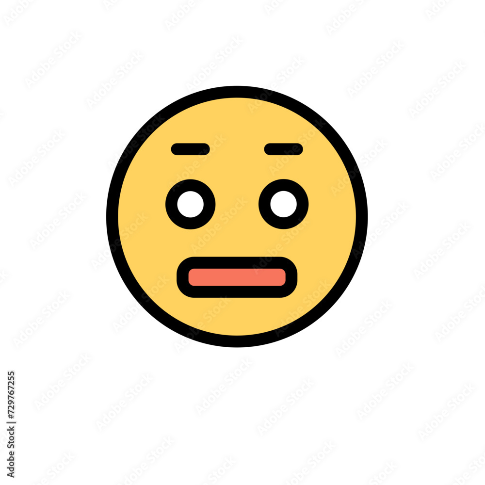 Fototapeta premium Emoji With Expressions High Quality Design Elements